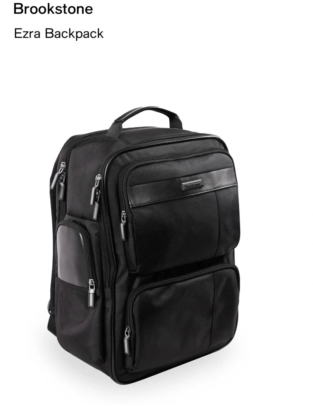 Brookstone Black Travel Backpack